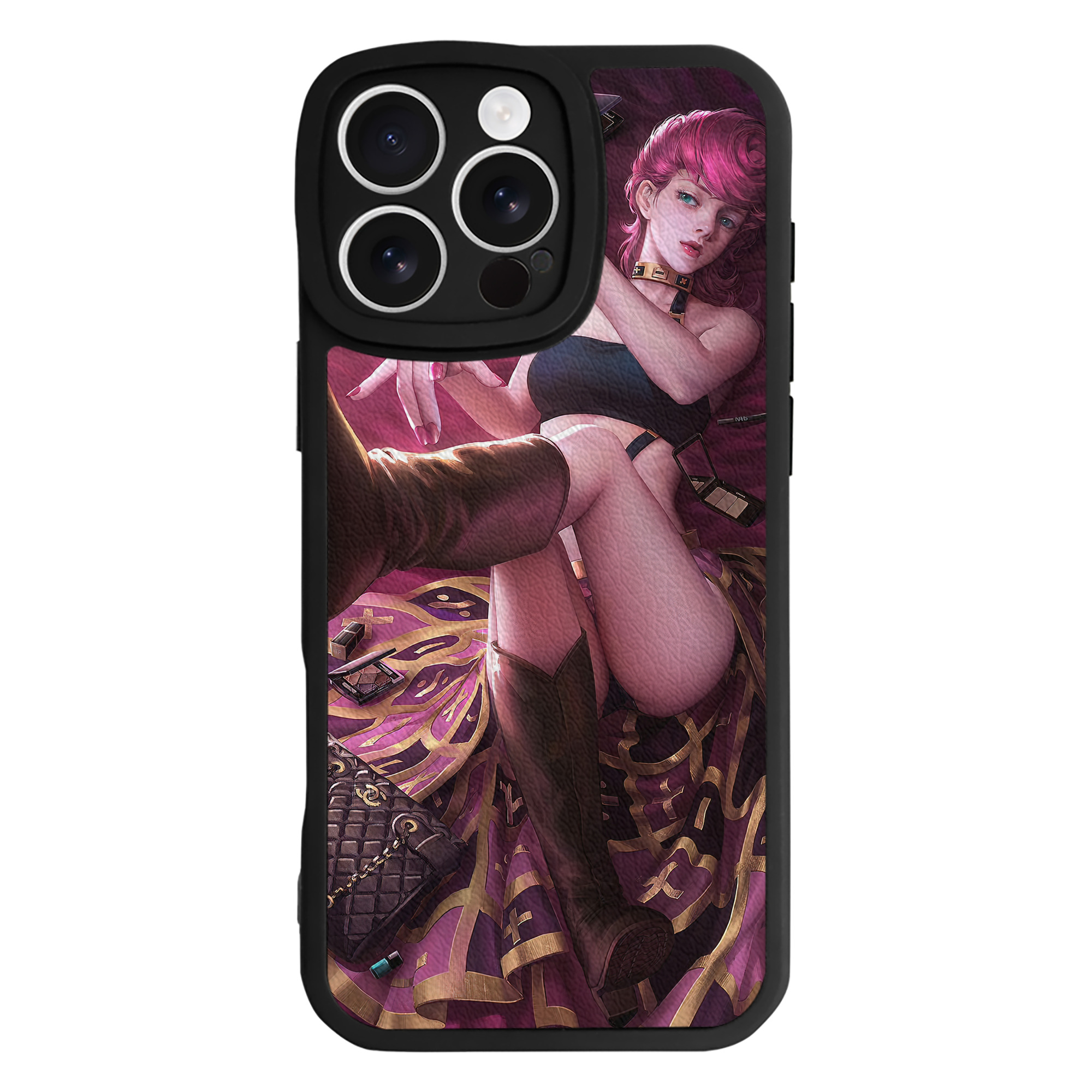（画像用） ジョジョの奇妙な冒険 JoJo's Bizarre Adventure 【iPhone 16シリーズ対応】シリコンスマホケース（レザー調） 材質：シリコン